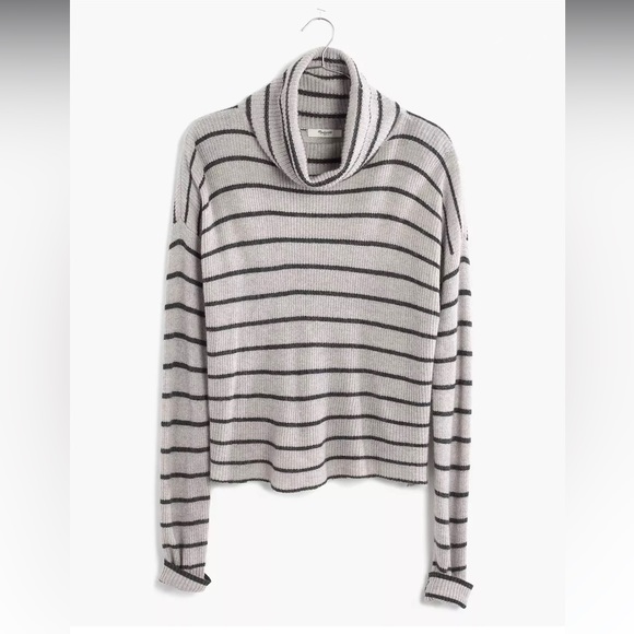 Madewell Tops - Madewell Ribbed Turtleneck Sweater in Stripe
